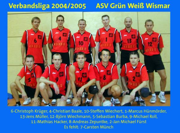 Grn-Wei Wismar I (Verbandsliga Herren 2004/2005)