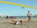 Ganz knapp kamen sie ins Halbfinale, später wurden sie Dritte: Franka Seidenspinner und Beatrice Wolfgram.
Größe: 567 x 434, 36303 Byte
Urheber: active beach e.V.