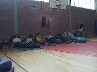 Geschlafen wurde in der Turnhalle
Gre: 640 x 480, 55970 Byte
Urheber: active beach e.V.
