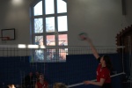 ohne Block wird der Ball versenkt