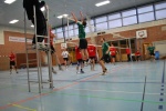 Zuspielerangriff mit Blockhindernis