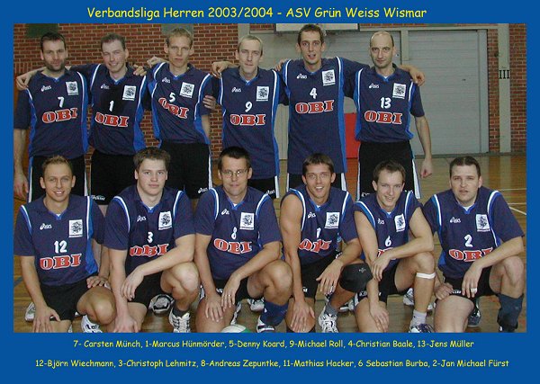 ASV Grn Wei Wismar (Verbandsliga Herren 2003/2004)