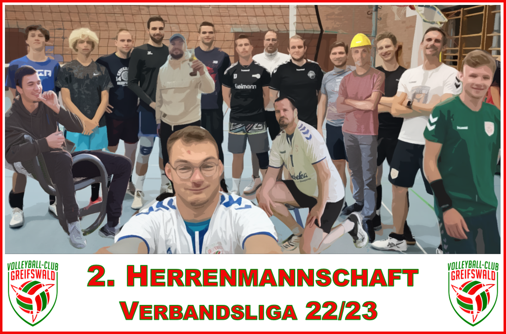 Mannschaftsfoto VC Greifswald II