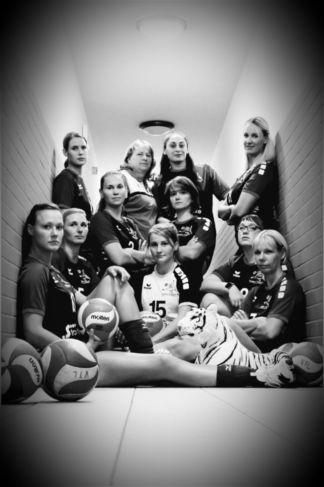 Mannschaftsfoto Volley Tigers Ludwigslust